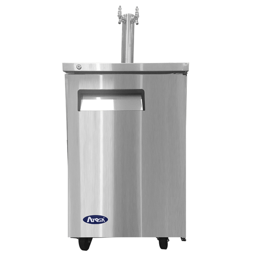 Atosa Catering Equipment Bar Refrigeration Each Atosa MKC23 Dual Faucet Tower Keg Cooler 23"