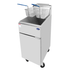 Atosa Catering Equipment Commercial Fryers Each Atosa ATFS-50 Stainless Steel Deep Fryer 50 Lb.
