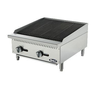 Atosa Catering Equipment Commercial Grills Each Atosa ATRC-24 24" Heavy Duty Countertop Radiant Broiler - 75,000 Btu