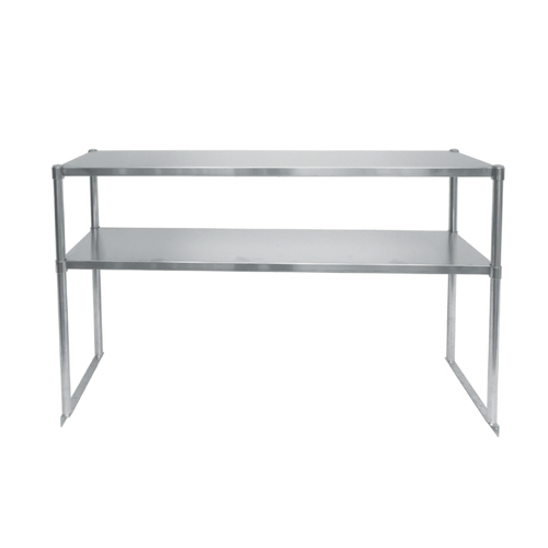 Atosa Catering Equipment Commercial Work Tables and Stations Each Atosa MROS-5RE - 60" Stainless Steel Double Over Shelf