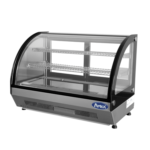 Atosa Catering Equipment Display Refrigeration Each Atosa CRDC-46 Refrigerated Display Case Countertop 35-2/5"W X 22-1/10"D X 26-2/5"H
