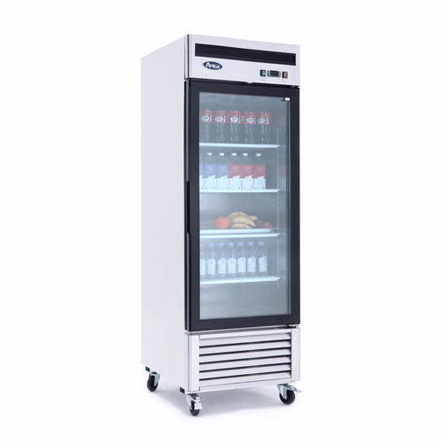 Atosa Catering Equipment Merchandising and Display Refrigeration Each Atosa MCF8705GR Refrigerator Merchandiser One-section 27"W X 31-7/10"D X 83-1/10"H