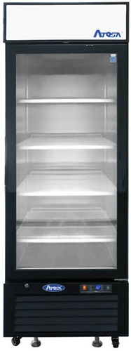 Atosa Catering Equipment Merchandising and Display Refrigeration Each Atosa MCF8722GR Refrigerator Merchandiser One-section 27"W X 31-1/2"D X 81-1/5"H