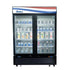 Atosa Catering Equipment Merchandising and Display Refrigeration Each Atosa MCF8723GR Refrigerator Merchandiser Two-section 54-3/8"W X 31-1/2"D X 81-1/5"H