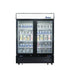 Atosa Catering Equipment Merchandising and Display Refrigeration Each Atosa MCF8723GR Refrigerator Merchandiser Two-Section 54-3/8"W X 31-1/2"D X 81-1/5"H | Denson CFE