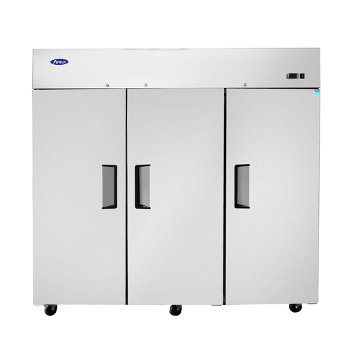 Atosa Catering Equipment Reach-In Refrigerators and Freezers Each Atosa MBF8003GR Top Mount Reach In Three Door Freezer 78"