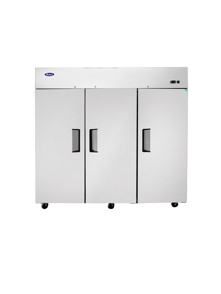 Atosa Catering Equipment Reach-In Refrigerators and Freezers Each Atosa MBF8003GR Top Mount Reach-In Three Door Freezer 78" | Denson CFE