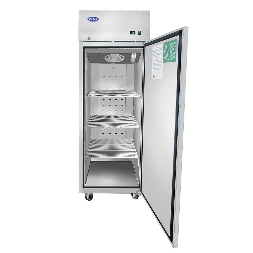 Atosa Catering Equipment Reach-In Refrigerators and Freezers Each Atosa MBF8004GR Top Mount Reach-In One Door Refrigerator 29" | Denson CFE