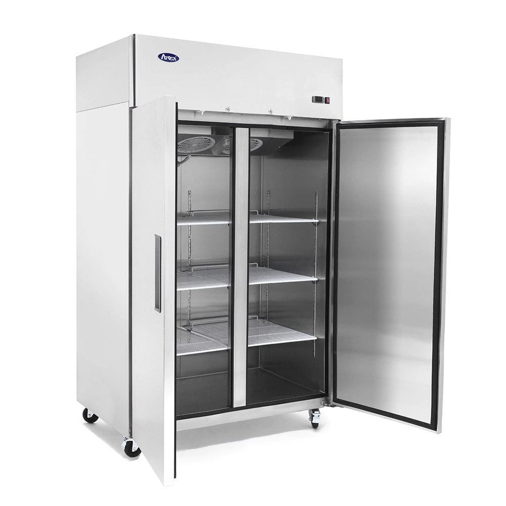 Atosa Catering Equipment Reach-In Refrigerators and Freezers Each Atosa MBF8005GR Top Mount Reach-In Two-Door Refrigerator 52" | Denson CFE