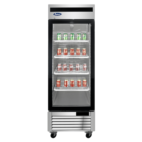 Atosa Catering Equipment Reach-In Refrigerators and Freezers Each Atosa MCF8701GR Freezer Merchandiser One-section 27"W X 31-7/10"D X 83-1/10"H