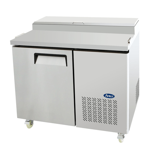 Atosa Catering Equipment Refrigerated Prep Tables Each Atosa MPF8201GR Atosa Refrigerated Pizza Prep Table One-section 44"W X 33-1/10"D X 44"H