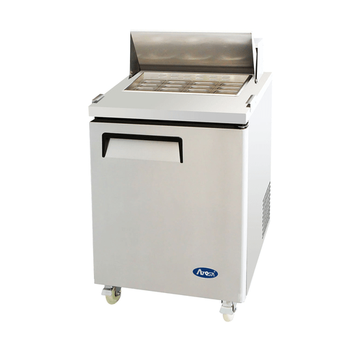 Atosa Catering Equipment Refrigerated Prep Tables Each Atosa MSF8305GR Atosa Sandwich/Salad Mega Top Refrigerator One-section