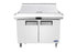 Atosa Catering Equipment Refrigerated Prep Tables Each Atosa MSF8306GR Mega Top Refrigerated Sandwich Prep Table, 48" | Denson CFE