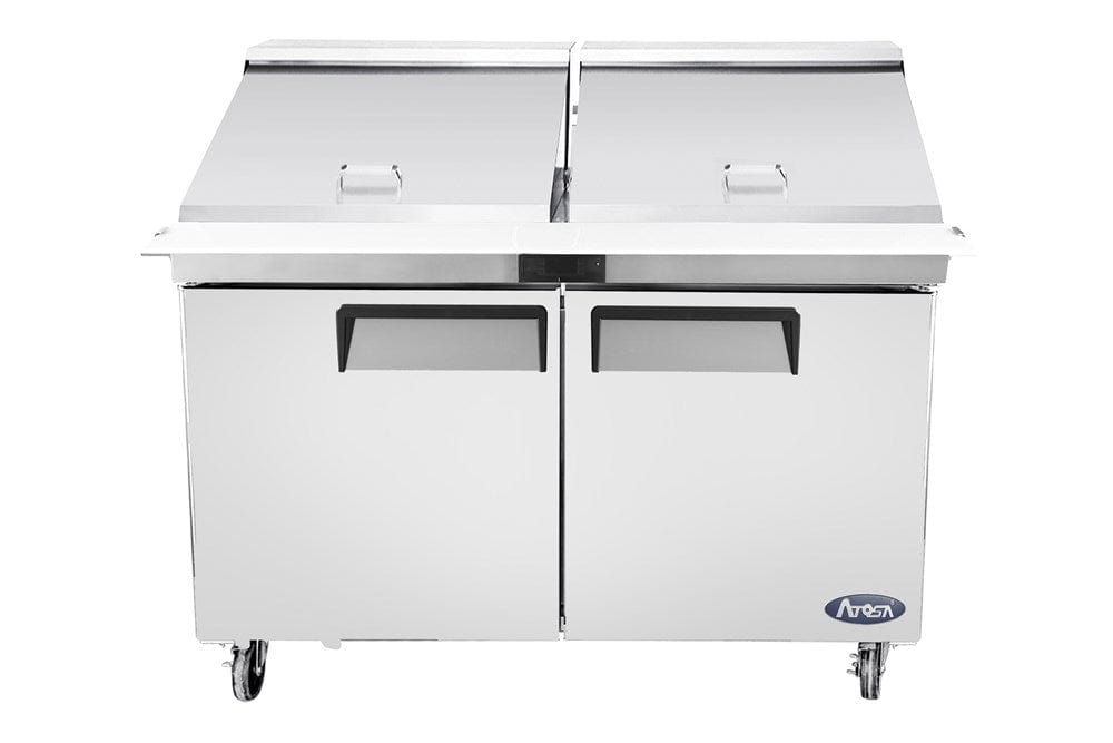 Atosa Catering Equipment Refrigerated Prep Tables Each Atosa MSF8307 60" Mega Top 2-Door Sandwich Prep Table | Denson CFE