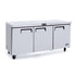 Atosa Catering Equipment Undercounter Refrigeration Each Atosa MGF8404 72" Three-Door Undercounter Refrigerator - 21.13 Cu. Ft. | Denson CFE