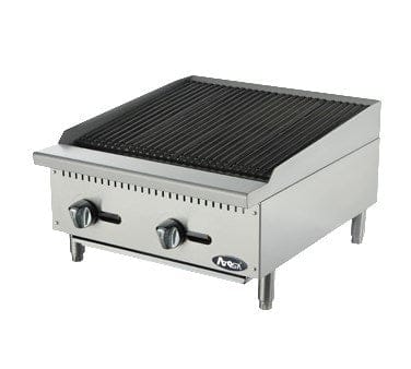 Atosa Commercial Grills Each Atosa ATRC-24 24" Heavy Duty Countertop Radiant Broiler - 75,000 BTU | Denson CFE