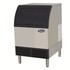 Atosa Commercial Ice Equipment and Supplies Each Atosa YR140-AP-161 Air Cooled Cube Style Ice Maker With Bin Stainless Steel 142 Pounds per 24 Hours | Denson CFE