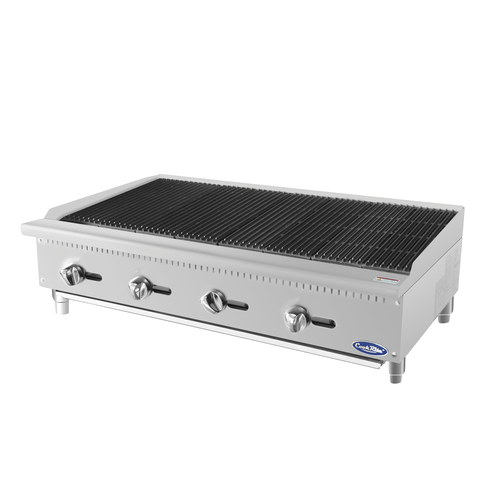 Atosa Cooking Equipment Each Atosa ATRC-48 Heavy Duty Radiant Charbroiler Natural Gas Countertop | Denson CFE