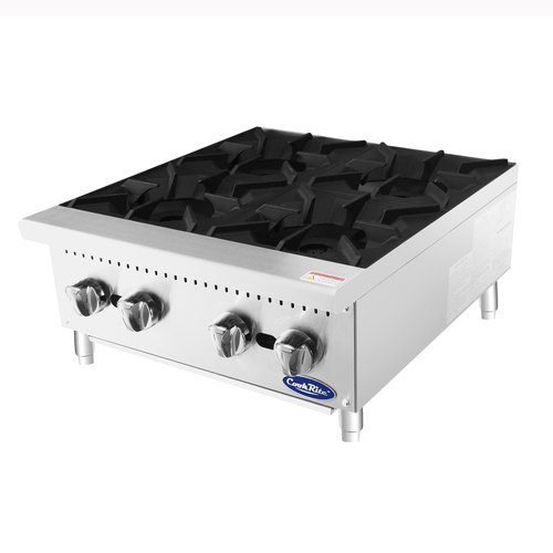 Atosa Countertop Equipment Each Atosa ACHP-4 Heavy Duty Four Burner Hot Plate, 24 Inch | Denson CFE
