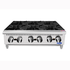 Atosa Countertop Equipment Each Atosa ACHP-6 Heavy Duty Six Burner Hot Plate, 36 Inches | Denson CFE