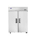 Atosa Reach-In Refrigerators and Freezers Each Atosa MBF8005GR Top Mount Reach-In Two-Door Refrigerator 52" | Denson CFE