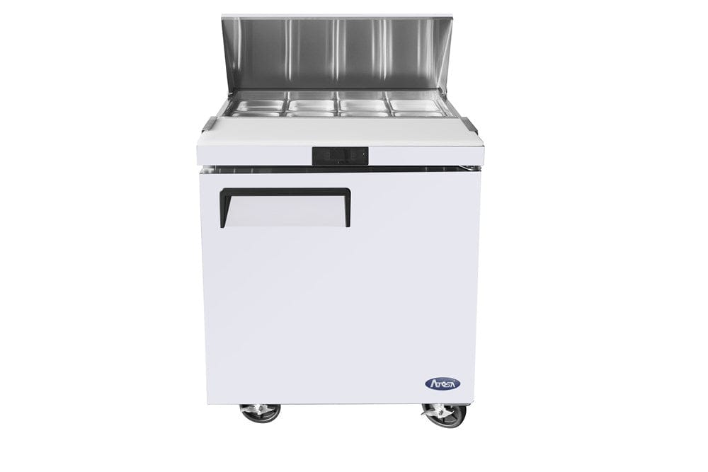 Atosa Refrigerated Prep Tables Each Atosa MSF8301 27" 8 Pan Sandwich Prep Table | Denson CFE
