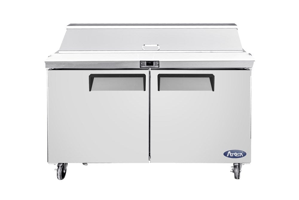 Atosa Refrigerated Prep Tables Each Atosa MSF8302GR Refrigerated Sandwich Prep Table 48" | Denson CFE