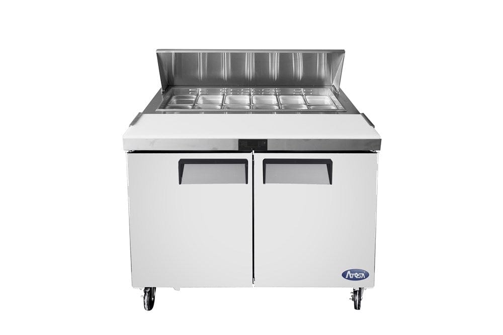 Atosa Refrigerated Prep Tables Each Atosa MSF8302GR Refrigerated Sandwich Prep Table 48" | Denson CFE