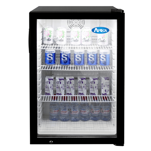 Atosa Refrigeration & Ice Each Atosa CTD-5T Atosa CTD-5 Countertop Glass Door Refrigerated Merchandiser 21 in | Denson CFE