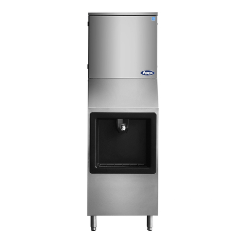 Atosa Refrigeration & Ice Each Atosa HD350-AP-161 Hotel Ice Machine and Dispenser Full Cube Ice 23W x 29-1/2D x 70-9/10H | Denson CFE