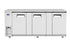 Atosa Refrigeration & Ice Each Atosa MBB90GR Stainless Steel Back Bar Cooler, 90 in | Denson CFE