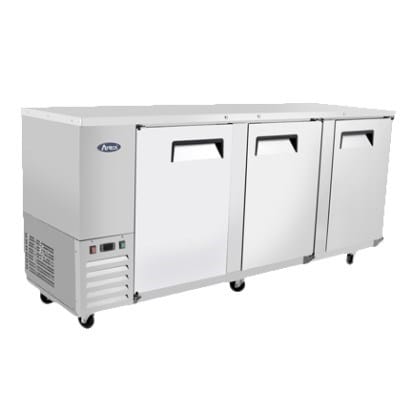 Atosa Refrigeration & Ice Each Atosa MBB90GR Stainless Steel Back Bar Cooler, 90 in | Denson CFE