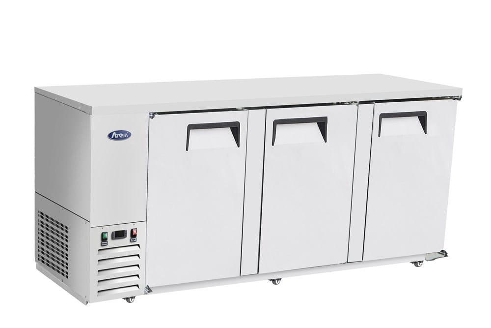 Atosa Refrigeration & Ice Each Atosa MBB90GR Stainless Steel Back Bar Cooler, 90 in | Denson CFE