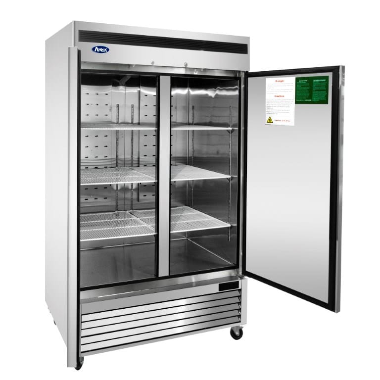 Atosa Refrigeration & Ice Each Atosa MBF8507GR Bottom Mount Reach-In Two Door Refrigerator, 54 in | Denson CFE