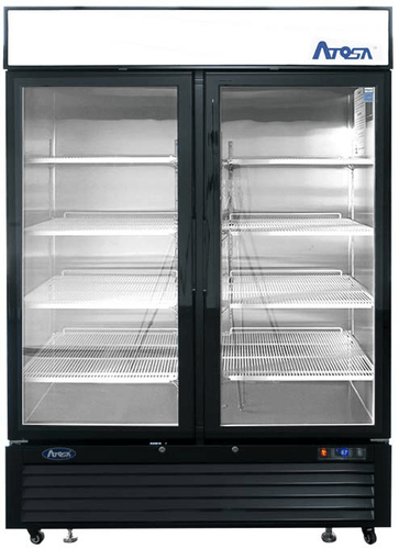 Atosa Refrigeration & Ice Each Atosa MCF8721ES Freezer Merchandiser Two-Section 54-2/5 inW x 31-1/2 inD x 81-1/5 inH | Denson CFE