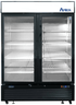 Atosa Refrigeration & Ice Each Atosa MCF8721ES Freezer Merchandiser Two-Section 54-2/5 inW x 31-1/2 inD x 81-1/5 inH | Denson CFE