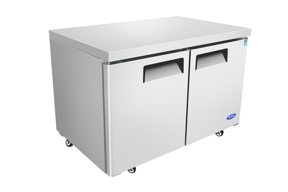 Atosa Refrigeration & Ice Each Atosa MGF8402GR Atosa MGF8402 48 in Two-Door Undercounter Refrigerator - 13.38 Cu. Ft. | Denson CFE