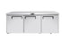 Atosa Refrigeration & Ice Each Atosa MGF8404GR Atosa MGF8404 72 in Three-Door Undercounter Refrigerator - 21.13 Cu. Ft. | Denson CFE