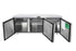 Atosa Refrigeration & Ice Each Atosa MGF8404GR Atosa MGF8404 72 in Three-Door Undercounter Refrigerator - 21.13 Cu. Ft. | Denson CFE