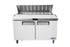 Atosa Refrigeration & Ice Each Atosa MSF8303GR Atosa MSF8303 60 in 2-Door Sandwich Prep Table | Denson CFE