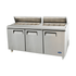 Atosa Refrigeration & Ice Each Atosa MSF8308GR Sandwich/Salad Mega Top Refrigerator Three-Section | Denson CFE