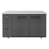 Atosa Refrigeration & Ice Each Atosa SBB59GRAUS2 58-Inch 2 Door Solid Stainless Back Bar Refrigerator | Denson CFE