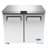 Atosa Undercounter Refrigeration Each Atosa MGF36RGR Undercounter Refrigerator Reach-in Two-Section | Denson CFE