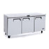 Atosa Undercounter Refrigeration Each Atosa MGF8404 72" Three-Door Undercounter Refrigerator - 21.13 Cu. Ft. | Denson CFE