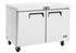 Atosa Undercounter Refrigeration Each Atosa MGF8408GR Worktop Refrigerator With Backsplash Reach-In | Denson CFE
