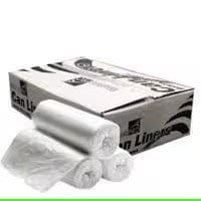 Berry Plastics Unclassified Case V263613N 26x36 13MIC HDPE Rhino-X Garbage Bags, Clear, Food Grade, 500/Case | Denson CFE