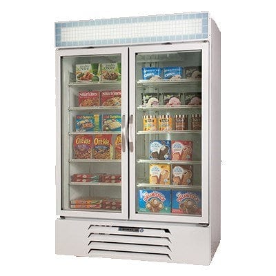 Beverage Air Merchandising and Display Refrigeration Each Beverage Air MMR49HC-1-W MarketMax™ Refrigerated Merchandiser Reach-in Two-Section | Denson CFE