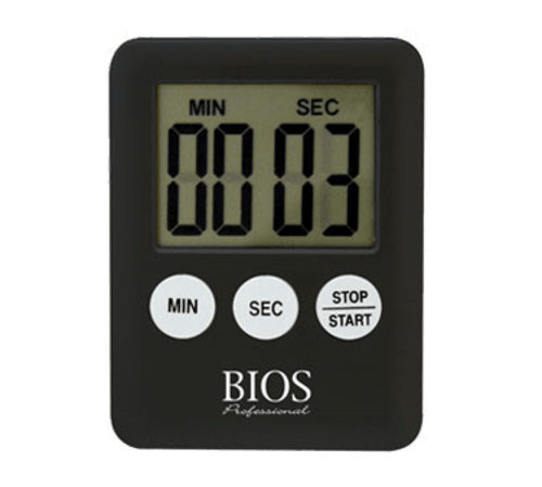 BIOS Professional Kitchen Tools Each BIOS Professional 138HC Mini Kitchen Timer with LCD Display, Magnetic Back, Belt Clip, and Picture Stand | Denson CFE