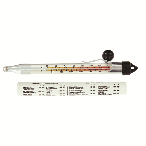 BIOS Professional Kitchen Tools Each BIOS Professional 5905 Candy Deep Fry Thermometer Waterproof With Pan Clip And Protective Sleeve | Denson CFE
