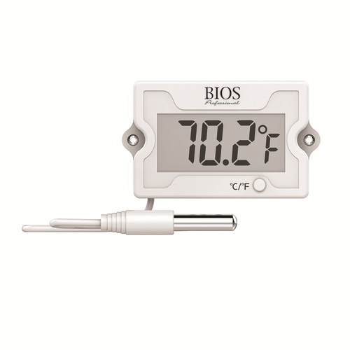 BIOS Professional Kitchen Tools Each BIOS Professional DT157 Thermometer Panel Mount Waterproof Probe Temperature Range -4 to 122 Degrees Fahrenheit 10 Ft Sensor Cable | Denson CFE